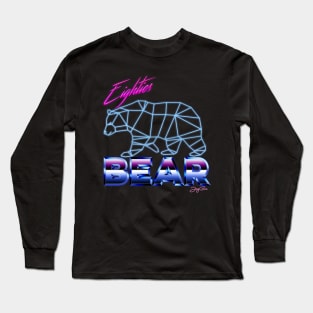 eighties bear Long Sleeve T-Shirt